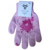 Dětské rukavice Yoclub Dívčí pletené prstové rukavice Yo RED-01119G - světle růžová