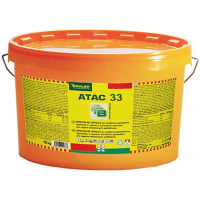 Lepidlo BRALEP ATAC 33 12 kg (disperzní lepidla pro podl. krytiny)
