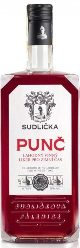 Sudlička Punč NV 21% 0,7 l (holá láhev)