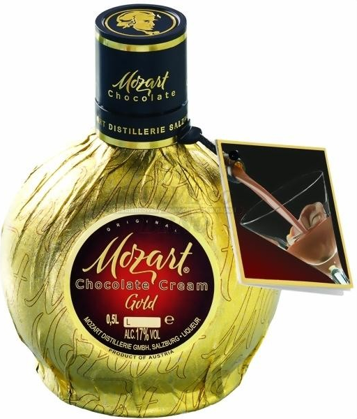 Mozart Gold Choco 17% 0,5 l (holá láhev)