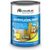 Barvy na kov Colorlak Akrylcol mat V2045 0,6 L 1000 (0100) bílá MAT