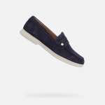 Geox Tmavě modré dámské mokasíny XAN3 – Sleviste.cz