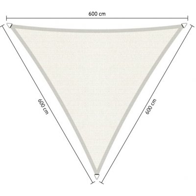 Lazy Momo shadow 6 x 6 x 6 m arctic bílá – Hledejceny.cz