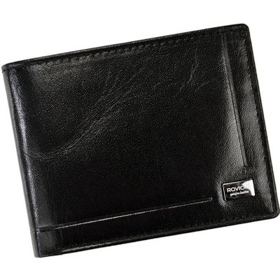 Pánská kožená peněženka ROVICKY CPR-023-BAR RFID černá – Zboží Mobilmania