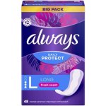 Always Daily Protect Long Fresh Scent slipové vložky s parfemací 48 ks – Zboží Mobilmania