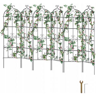 Kovová pergola Vevor s mřížkou, 180 cm – Hledejceny.cz