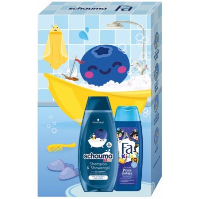 Fa & Schauma Kids Boy sprchový gel 250 ml + šampon 400 ml dárková sada – Zbozi.Blesk.cz
