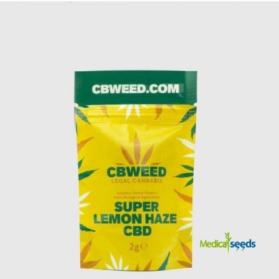 CBweed Super Lemon Haze 0,5% THC 2 g – Zboží Dáma