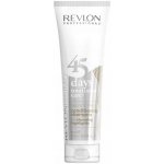 Revlon 45 Days Total Color Care Shampoo & Conditioner 2in12 v 1 šampon a kondicionér proti žloutnutí 275 ml – Zboží Mobilmania
