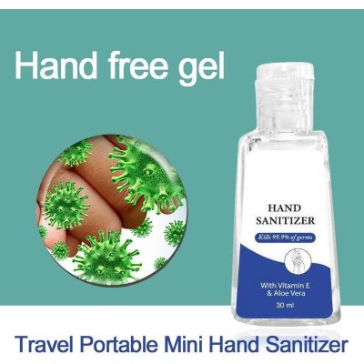 High Life Anti-Covid antibakteriální dezinfekční gel na ruce Vitamín E 30 ml