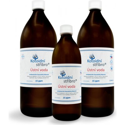 Koloidní stříbro s.r.o. 2 l + 500 ml Balení skleněné lahve – Zboží Mobilmania