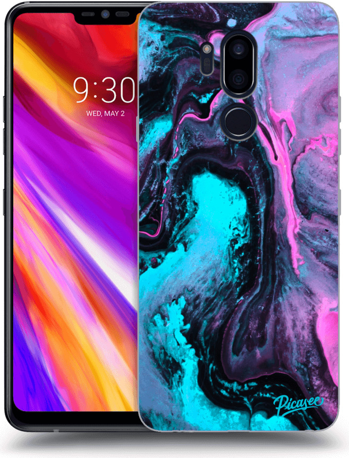 Pouzdro Picasee silikonové LG G7 ThinQ - Lean 2 čiré