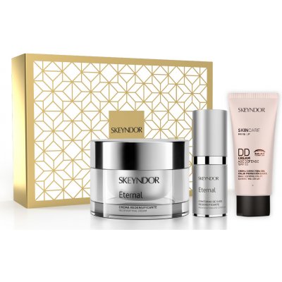 Skeyndor Eternal Set - krém proti vráskám pro normální a smíšenou pleť 50 ml + oční krém 15 ml + DD krém 01 40 ml dárková sada – Zboží Mobilmania