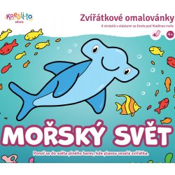 Mořský svět zvířátkové omalovánky pro nejmenší A5