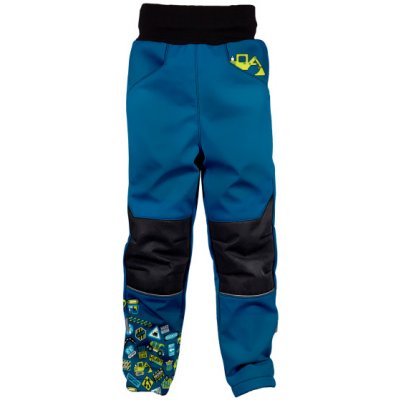 WAMU Dětské softshellové kalhoty Modrá – Zboží Mobilmania