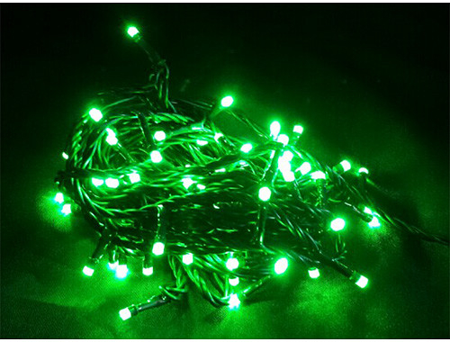 MagicHome Řetěz Vánoce Orion 100 LED zelené 8 funkcí 230V 50 Hz IP20 interiér osvětlení L-10 m ST2170451
