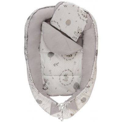 Bomimi HAGI Hnízdečko s polštářkem softKOLOUŠEK šedá – Zbozi.Blesk.cz