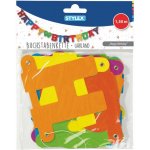 Girlanda papírová HAPPY BIRTHDAY – Zbozi.Blesk.cz