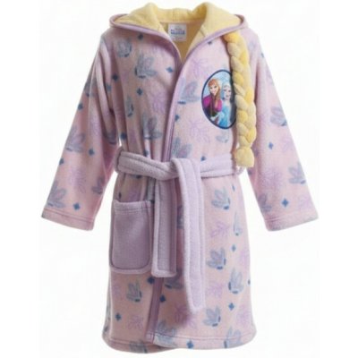 Difuzed - Dívčí župan s kapucí Ledové království Frozen– hebký Coral fleece – Zboží Dáma