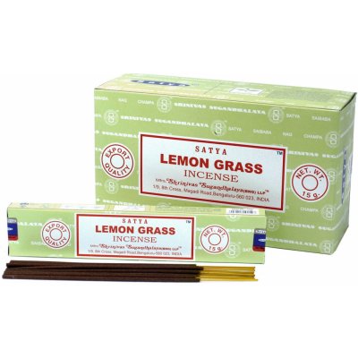 Shrinivas Satya vonné tyčinky Lemongras 15 g – Hledejceny.cz