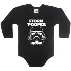 Body s potiskem Star Wars Storm Pooper Černá Canvas Dětské body Bezvatriko.cz