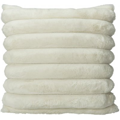 Home Styling Collection polštář chlupatý bílý 45x45 – Zboží Dáma