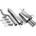 TA Technix sportovní nerezový catback výfuk Opel Corsa C (X01, 00-06), 2x 76 mm rovná nerezová koncovka s pertlem – Hledejceny.cz