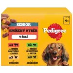 Pedigree Senior Výběr v želé 4 druhy 12 x 100 g – Sleviste.cz