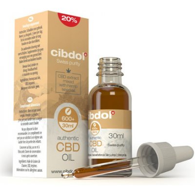 Cibdol CBD olej 20% 6000 mg 30 ml