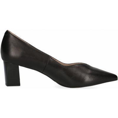 CAPRICE Dámské kožené černé lodičky 9 22408 42 022 245 – Zboží Dáma