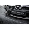 Nárazník Maxton Design spoiler pod přední nárazník pro Mercedes třída S W222/Coupe (C217)/AMG-Line Facelift, černý lesklý plast ABS