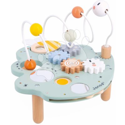Janod Sweet Cocoon motorický stolek s aktivitami List – Zboží Mobilmania