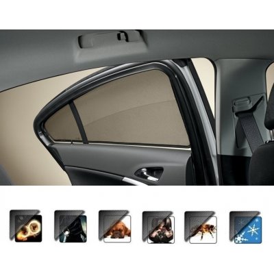 KI-R Protisluneční clony Škoda Superb II Combi (2009 - 2015) - sada 5 ks – Hledejceny.cz