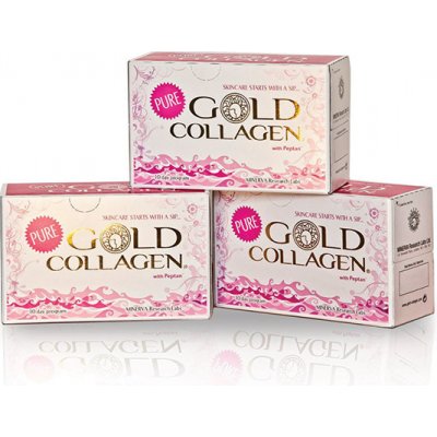Collagen Pure Gold Hydrolyzovaný kolagen 10 x 50 ml – Zboží Mobilmania