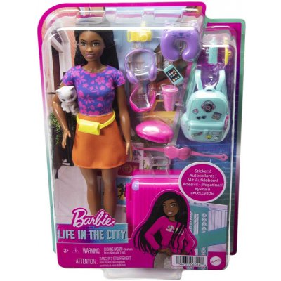 Barbie život ve městě copánky styl a péče