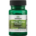 Swanson Ginkgo Biloba Extract, 60 mg, 30 rostlinných kapslí – Hledejceny.cz