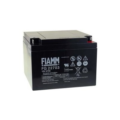 FIAMM FG22703 Vds - 27Ah Lead-Acid 12V – Zboží Mobilmania
