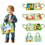 2Kids Toys Senzorická busy kniha Safari – Zboží Dáma