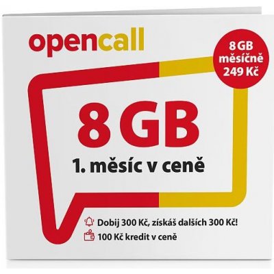 O2 Předplacená karta OpenCall (SMALLPO2.100OC10) – Zboží Živě