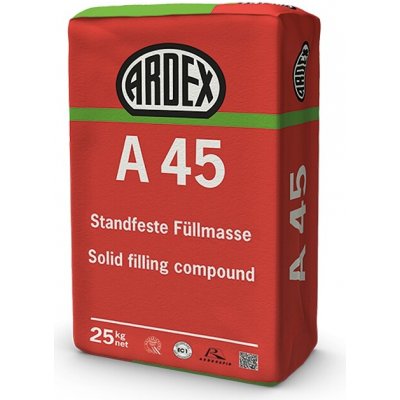 Rychlá plnicí a opravná hmota ARDEX A 45 0–30+ mm 25 kg – Hledejceny.cz