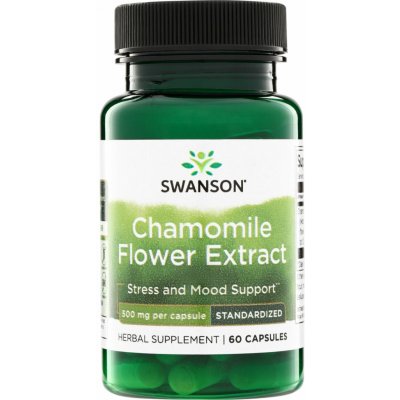 Swanson Chamomile Flower Extract 60 kapslí 500 mg – Hledejceny.cz