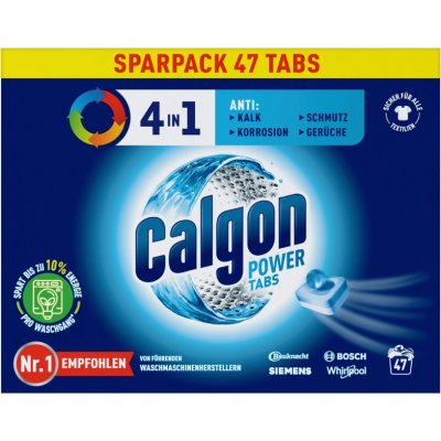 Calgon Power Tabs 4v1 47 ks – Zboží Mobilmania