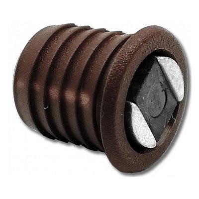 Magnet nábytkový závrtný, hnědá, průměr 12mm – Sleviste.cz