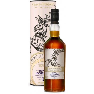 Royal Lochnagar Game of Thrones House Baratheon Single Malt Whisky 12y 40% 0,7 l (tuba)