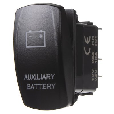 Rocker2 spínač AUXILIARY BATTERY 12/24V, STM 47128 – Hledejceny.cz