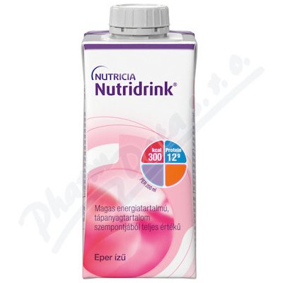 NUTRIDRINK S PŘÍCHUTÍ JAHODOVOU POR SOL 24X200ML – Zbozi.Blesk.cz