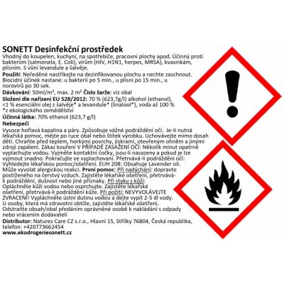 Sonett dezinfekčný čistič 1 l – Zboží Dáma