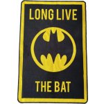 CurePink: Vnitřní kobereček DC Comics: Batman černý polyester 93645 – Zboží Dáma