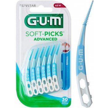 GUM Soft Picks Advanced masážní mezizubní kartáček small 30 ks