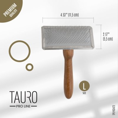 TAURO PRO LINE Drátkový kartáč TPL s kovovým rámečkem vel. L 5,5 x 11,5 cm – Hledejceny.cz
